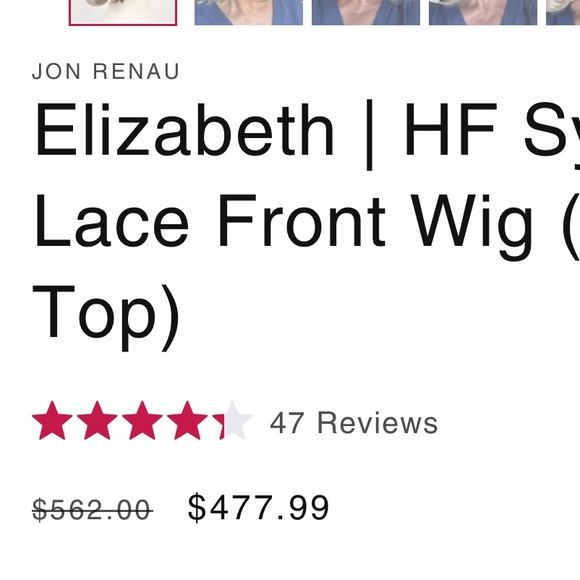 Jon Renau smart lace Elizabeth wig - Picture 8 of 11